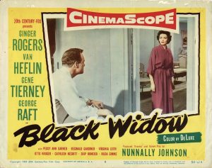 Black Widow Us Lobby Card 1954
