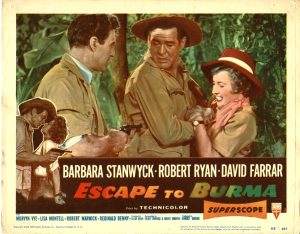 Escape To Burma Us Lobby Card 1955