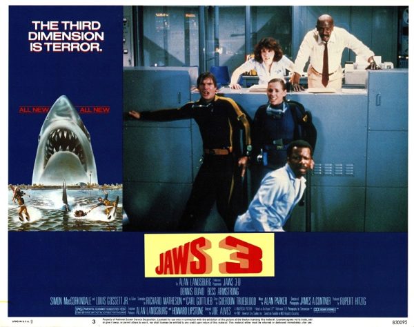 Jaws 3 Us Lobby Crad 11 X 14 (14)