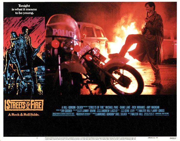 Streets Of Fire Us Lobby Card 11 X 14 (35)