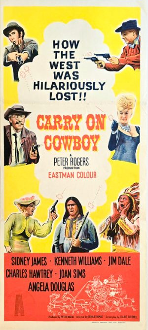 Carry On Cowboy Australian Daybill Movie Poster (33)