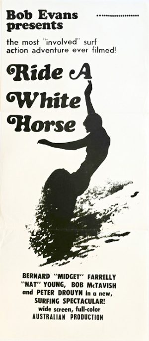 Ride A White Horse Australian Daybill Surfing Movie Poster (1)