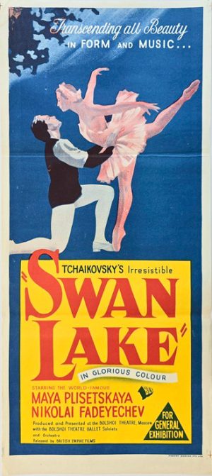 Swan Lake Australian Daybill Movie Poster Ballet (1)