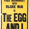 The Egg And I New Zealand Daybill Stock Movie Poster Claudette Colbert (1)