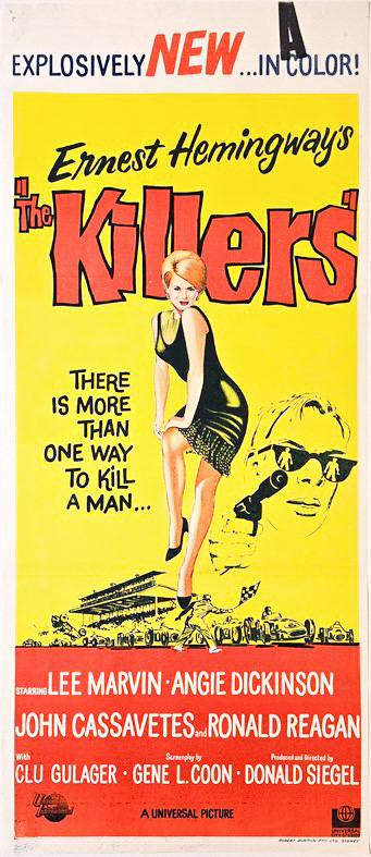 The Killers Australian Daybill Movie Poster Lee Marvin (1) The Killers Australian Daybill Movie Poster Lee Marvin (1)