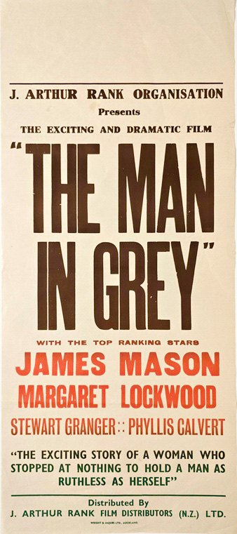The Man In Grey New Zealand Daybill Movie Poster James Mason (1) The Man In Grey New Zealand Daybill Movie Poster James Mason (1)