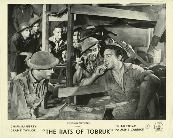 The Rats Of Tobruk 1949 Uk Front Of House Stills Chips Rafferty Peter Finch 1944 Australian Release (1)