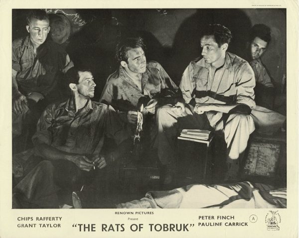 The Rats Of Tobruk 1949 Uk Front Of House Stills Chips Rafferty Peter Finch 1944 Australian Release (2)