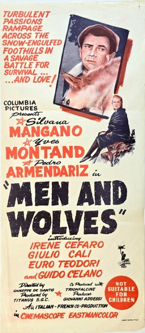 Wolves And Men Australian Daybill Movie Poster
