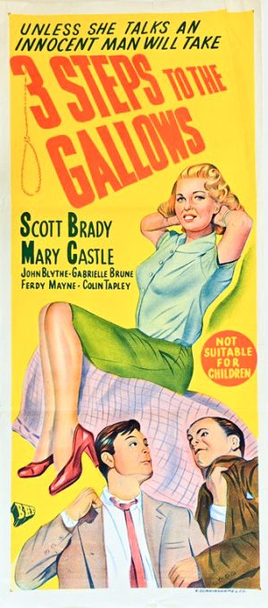 3 Steps Tp The Gallows Australian Daybill Movie Poster (4)