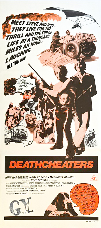 Deathcheaters Australian Daybill Movie Poster (2) Deathcheaters Australian Daybill Movie Poster (2)