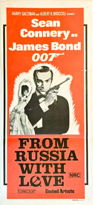 From Russia With Love James Bond Australian Daybill Movie Poster Sean Connery (4)