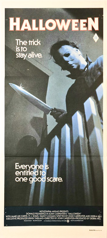 Halloween Australian Daybill Horror Movie Poster (5) Halloween Australian Daybill Horror Movie Poster (5)