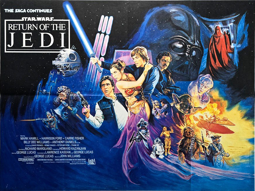 Return Of The Jedi Uk Quad Poster 1st Print (1) Return Of The Jedi Uk Quad Poster 1st Print (1)