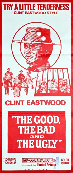 The Good The Bad And The Ugly New Zealand Daybill Poster Clint Eastwood (2)