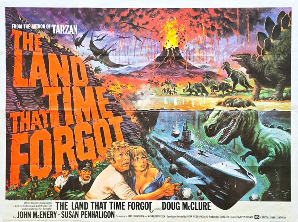The Land That Time Forgot Uk Quad Film Poster Tom Chantrell (1) The Land That Time Forgot Uk Quad Film Poster Tom Chantrell (1)