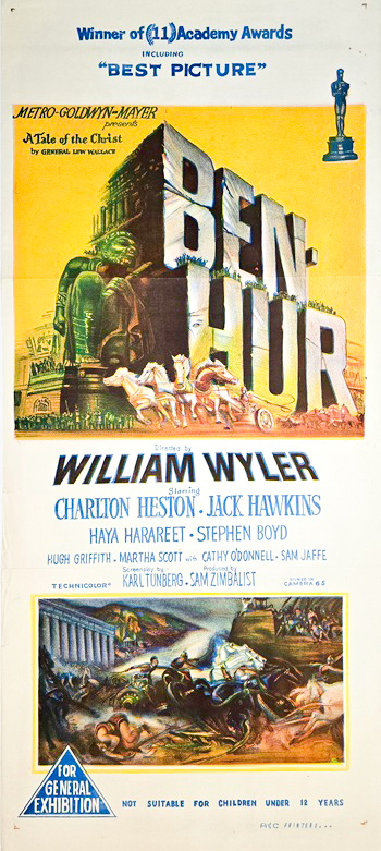 Ben Hur Australian Daybill Movie Poster (1)