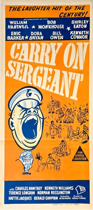 Carry On Sergeant Australian Daybill Movie Poster (1)