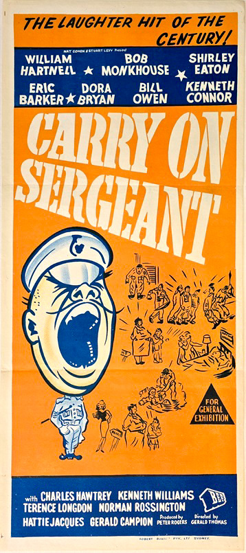 Carry On Sergeant Australian Daybill Movie Poster (1) Carry On Sergeant Australian Daybill Movie Poster (1)
