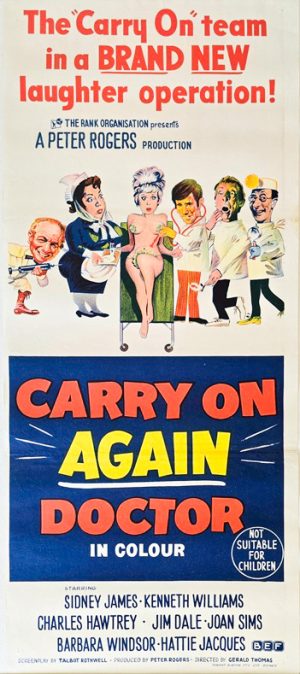 Carry On Again Doctor Australian Daybill Movie Poster (1)
