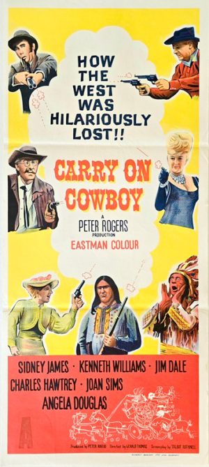 Carry On Cowboy Australian Daybill Movie Poster (1)
