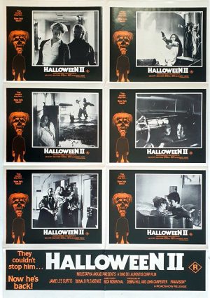 Halloween 2 Australian Lobby Card One Sheet Movie Poster Photosheet (5)