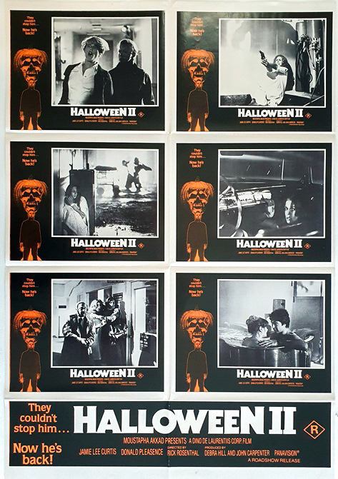 Halloween 2 Australian Lobby Card One Sheet Movie Poster Photosheet (5)