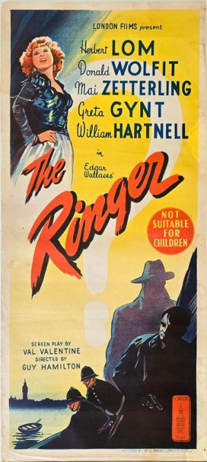 The Ringer Australian Daybill Movie Poster London Films Herbert Lom (1)