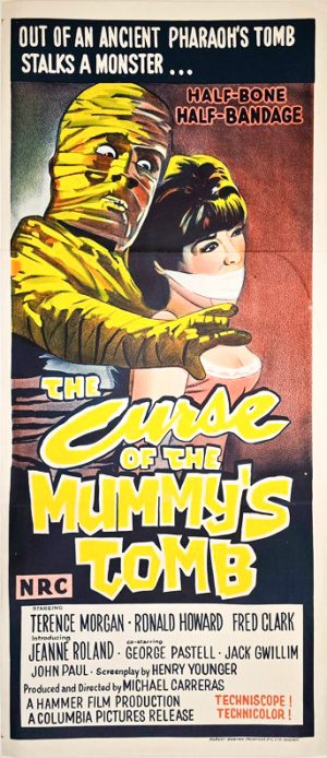 The Curse Of The Mummys Tomb Australian Daybill Movie Poster Hammer Horror (1)