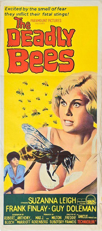 The Deadly Bees Australian Daybill Movie Poster (1) The Deadly Bees Australian Daybill Movie Poster (1)