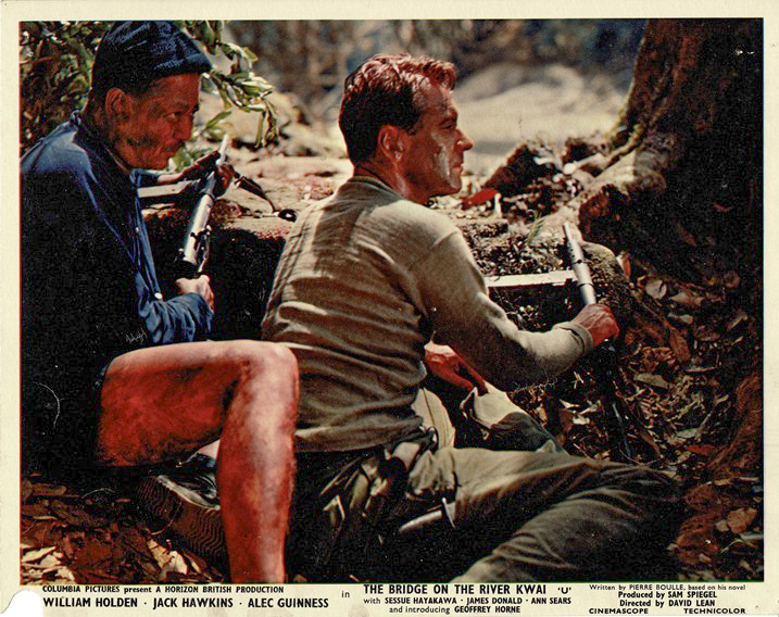 Bridge On The River Kwai Uk Front Of House Card 8 X 10 Still David Lean Alec Guinness (2)