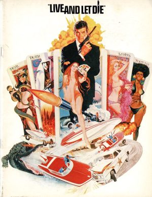 Live And Let Die James Bond 007 Uk Movie Program 1973 (1)